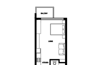 Kyoto by Oro24 (STUDIO TYPE 01 AREA FROM 376.74 SQ. FT)