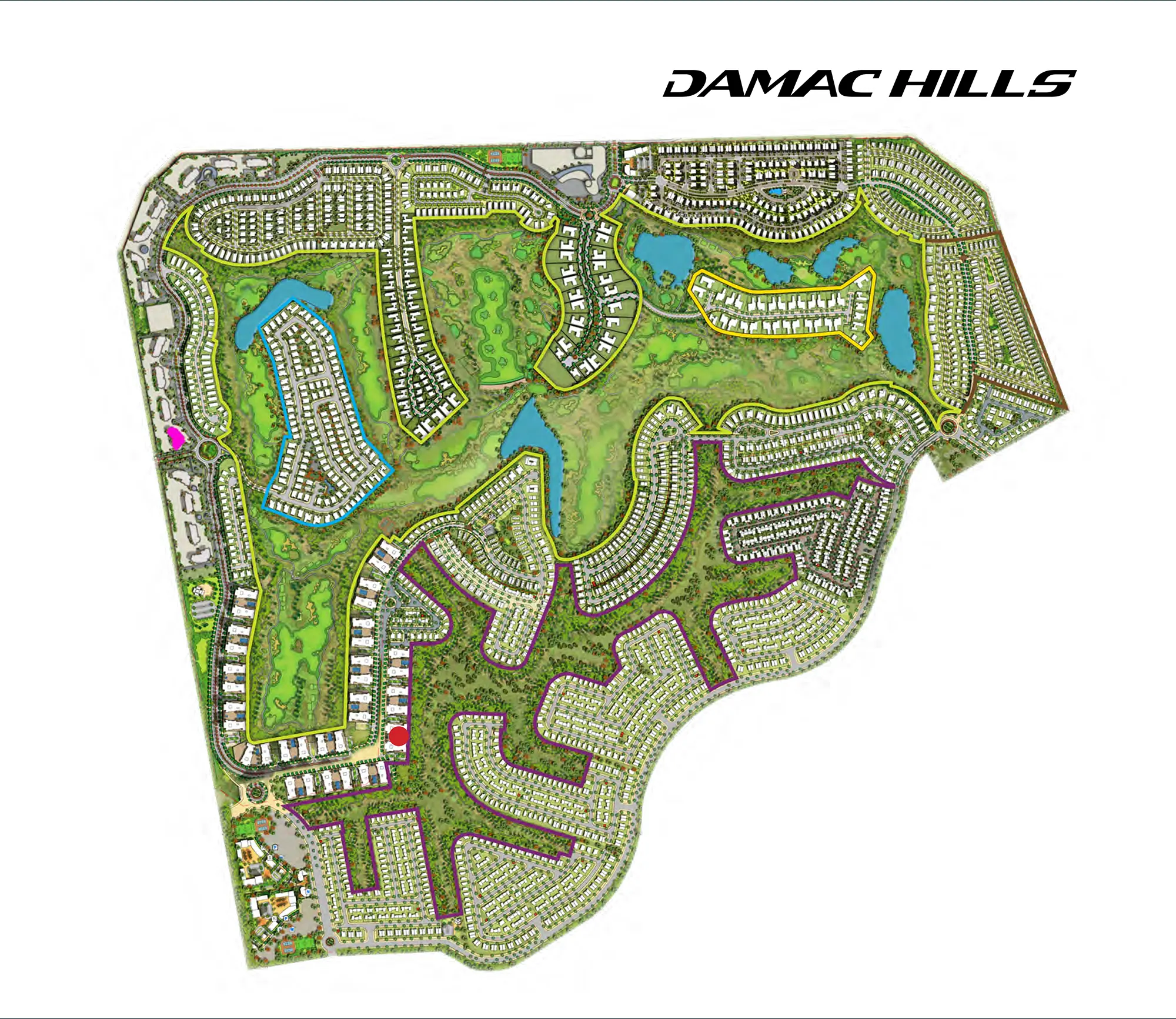Golf Greens at Damac Hills (Golfbanen bij Damac Hills)