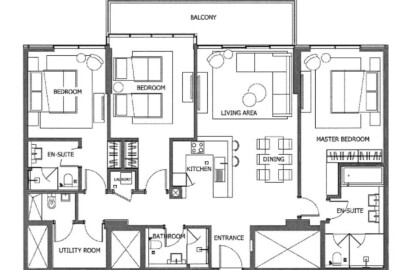 The 8 Residential 3 br